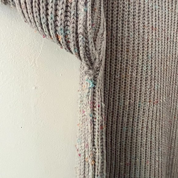 NWT Free People Leo Tunic Silver Gleam Gray Cowl Neck Sweater sz XS - Picture 7 of 14